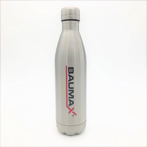 BAUMAX-Edelstahl-Trinkflasche